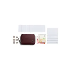 Кожаный кошелек унисекс Bellroy Folio Mini - глубокий сливовый