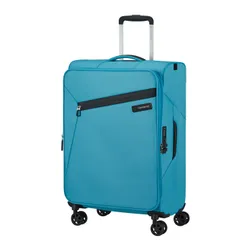 Средний расширяемый чемодан Samsonite Litebeam-ocean blue