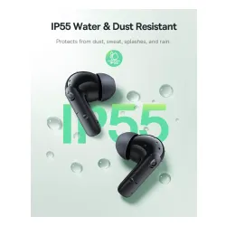 Słuchawki bezprzewodowe Baseus Bass BP1 NC Doknałowe Bluetooth 6.0 Niebieski