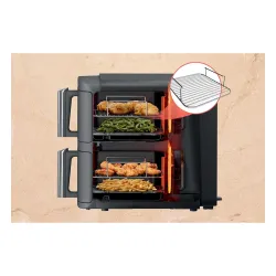 Frytkownica beztłuszczowa Ninja Double Stack XL 9,5l SL400EU, 2470W, 9,5l