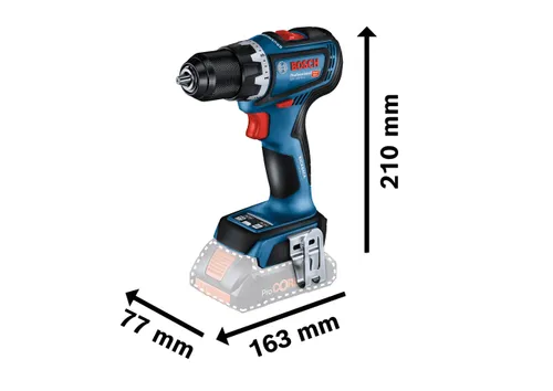 Bosch GSR 18V - 90 C 2x5 tornavida matkabı. 0Ah