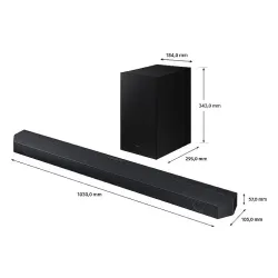 Soundbar Samsung HW-Q600C 3.1.2 Bluetooth Dolby Atmos DTS X