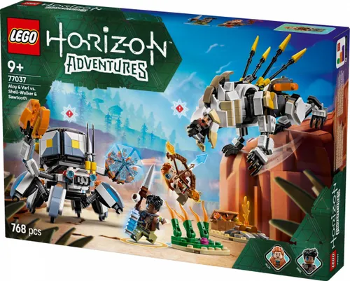 LEGO Klocki Horizon 77037 Aloy i Varl kontra krabołaz i piłoząb