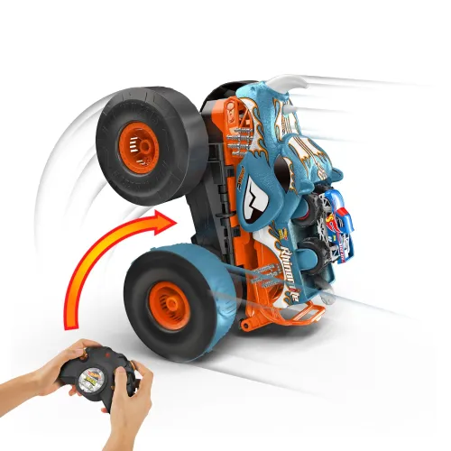 Samochód zdalnie sterowany Hot Wheels Rhinomite Mega Transformacja HPK27