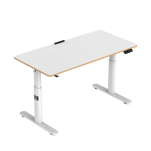 Biurko Ultradesk Pulsar 120cm Regulacja wysokości Biały