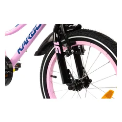 Rower dziecięcy KARBON Jazz 16 cali dla dziewczynki Różowy