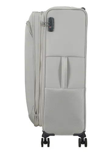 Walizka duża poszerzana Samsonite Popsoda - light grey