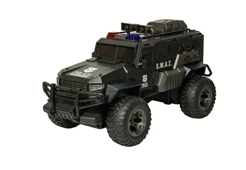 Zdalnie sterowany monster truck policyjny Big Foot RC Truck 1:8