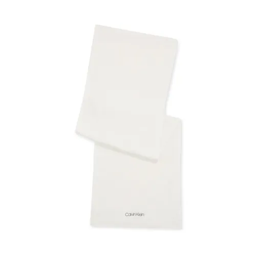Eșarfă tricotată esențială Calvin Klein 30x180 K60k608485 Marshmallow YAL