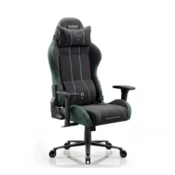 Fotel Diablo Chairs X-One 2.0 King Forest Green Gamingowy do 160kg Tkanina Czarno-Zielony