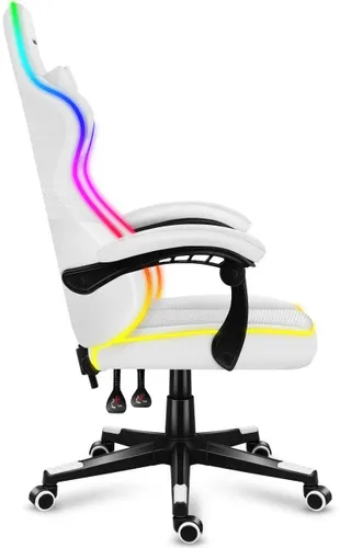 Fotel HUZARO Force 4.4 RGB Biały
