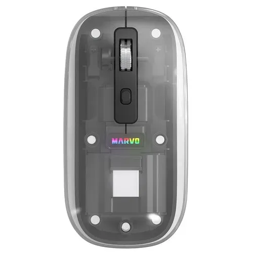 Myszka gamingowa Marvo Prism B10 Czarno-przezroczysty