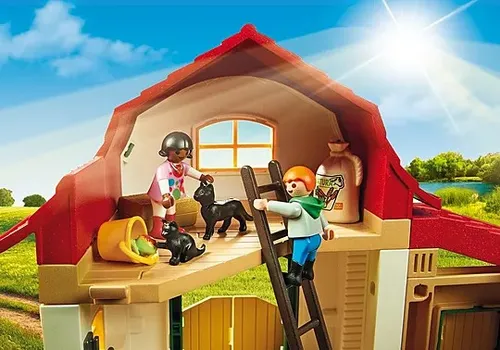 Playmobil Набор фигурок из страны 5684 Пони-ферма