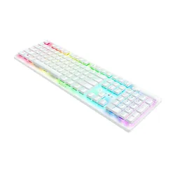 Klawiatura mechaniczna Razer DeathStalker V2 Pro Clicky Optical Switch Purple Biały