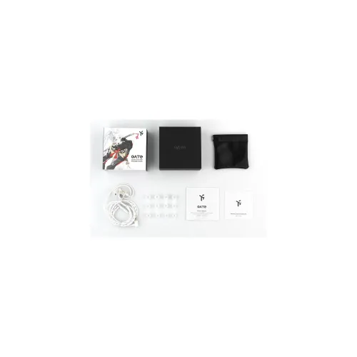 Słuchawki przewodowe Truthear GATE In-ear Monitor Dokanałowe Mikrofon Biały