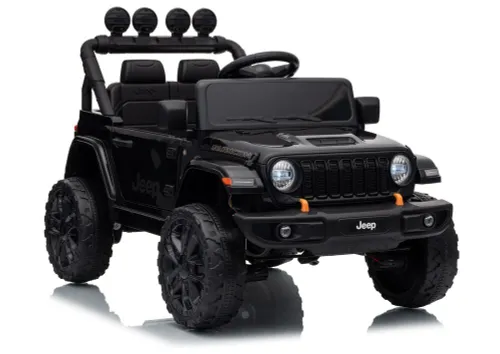 Auto Na Akumulator Jeep Rubicon 2X200W 24V Eva Skóra LED Pilot Radio MP3