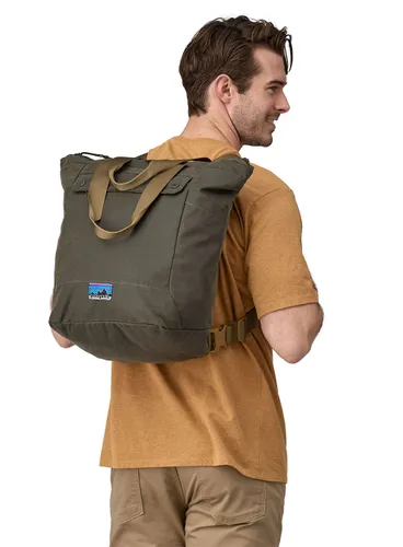 Складной рюкзак Patagonia Waxed Canvas Tote Pack 27 l-basin green