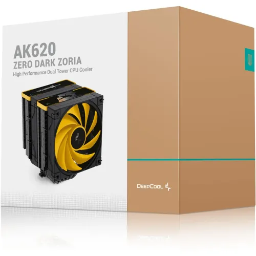 Chłodzenie DeepCool AK620 Zero Dark Zoria Czarny