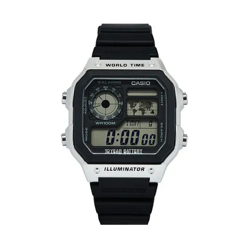 Casio AE - 1200wh-1cvef Siyah/Gümüş Saat