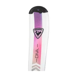 Narty dziecięce ROSSIGNOL DIVA JR + wiązania LOOK KID 4.5 z GRIP WALK 2026 - Długość (cm) - 100