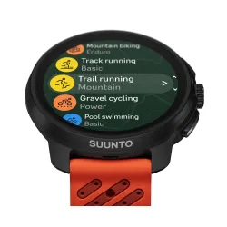 Zegarek sportowy Suunto Race 2 Coral Orange 49mm GPS Pomarańczowy