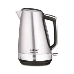 Электрический чайник Zelmer Elegant Line серебряно-черный