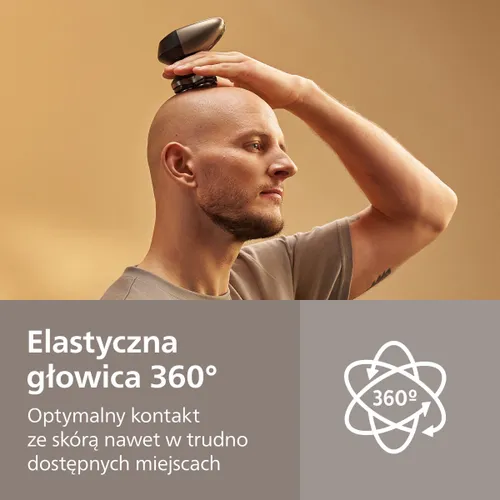 Golarka do głowy PHILIPS Head Pro Seria 9000 HS9980/16 Na mokro i sucho