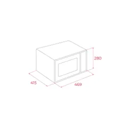 Kuchenka mikrofalowa Teka HMWEFS23GC BK AirFry