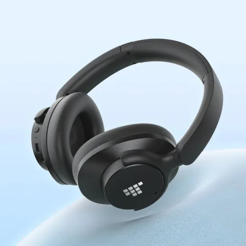 Słuchawki bezprzewodowe Tronsmart Sounfii Q20S Hybrid ANC Nauszne Bluetooth 5.3 Czarny