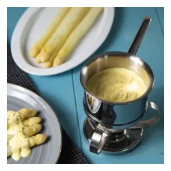 SPRING Cristal 0,5 l - rondel ze stali nierdzewnej z pokrywką i podgrzewaczem