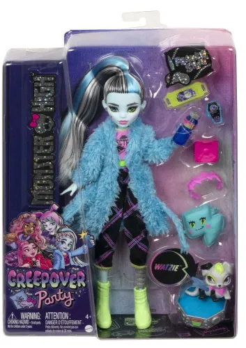 Mattel Lalka Monster High Pidżama Party Frankie Stein