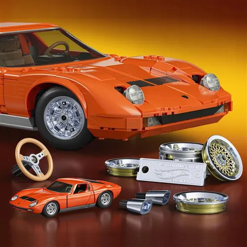MATTEL BRICK SHOP HOT WHEELS ELITE SERIES ’71 Lamborghini Miura P400 SV JHF61