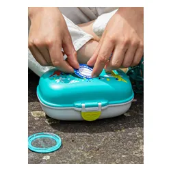 Lunchbox dziecięcy Monbento MB Gram - blue / dino