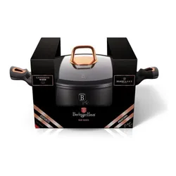 Garnek granitowy 24 cm Berlinger haus bh-1642 black rose  1szt