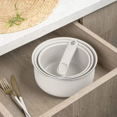 Zestaw patelni i garnków BERLINGER HAUS Sahara Nordic BH-8420 (13 elementów)