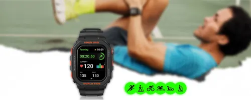 Smartwatch ZEBLAZE Ares GPS Czarny