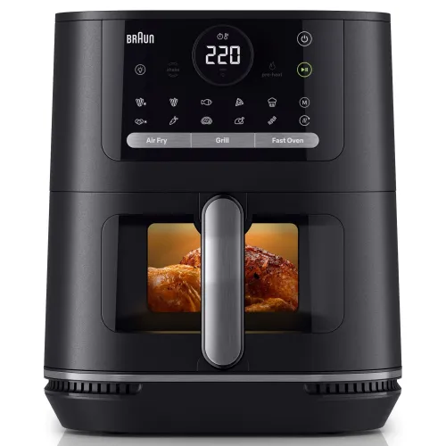 Air Fryer Frytkownica beztłuszczowa BRAUN MultiFry 5 HF5073 6l z okienkiem do obserwacji postępów gotowania