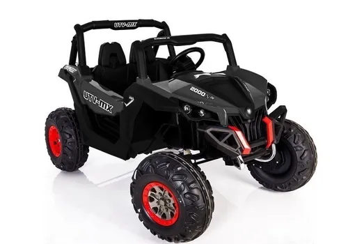 Auto Na Akumulator Dla 2 Dzieci Jeep Xmx603 Buggy 4X4 Pilot Skóra Eva LED MP3