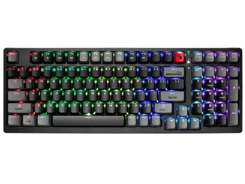 Klawiatura gamingowa A4Tech Bloody S98 Sports BLMS Red Plus przewodowa mechaniczna podświetlana czarna