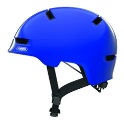 Kask rowerowy ABUS Youth Shiny Niebieski dla Dzieci (rozmiar M)