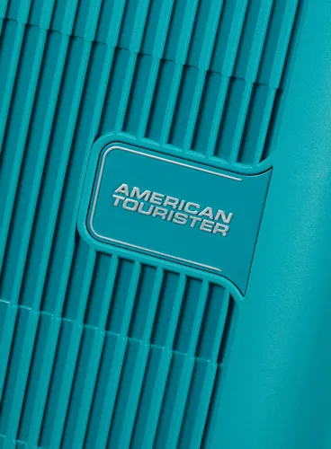 Walizka średnia poszerzana American Tourister AeroStep - turqoise tonic