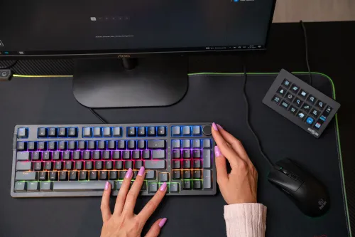 Klawiatura MAD DOG GK960K Gateron Pro Red Czarny