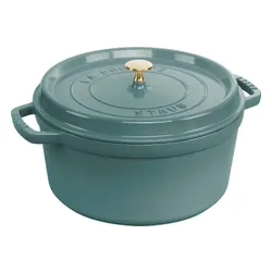 Garnek żeliwny okrągły 2.2 ltr, eukaliptusowy STAUB LA COCOTTE Eukaliptusowy