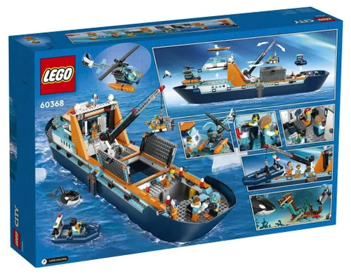 Lego City 60368 Arctic Explorer'ın teknesi