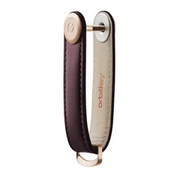 Skórzane etui na klucze Orbitkey Key Organiser Leather - wine