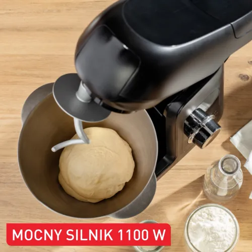 Robot planetarny Tefal Bake Partner QB525838 1100W Maszynka do mielenia Szatkownica Blender kielichowy
