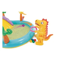 Wodny plac zabaw Dinoland zjeżdżalnia 302x229x112 cm INTEX 57135