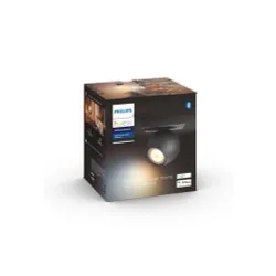 Oświetlenie punktowe Philips Hue White Ambiance Buckram 929003048501 bez pilota Czarny