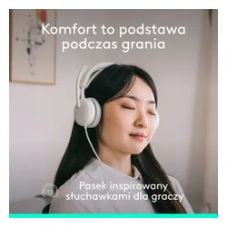 Słuchawki LOGITECH Zone Wired 2 Przewodowe, Nauszne, ANC Biały