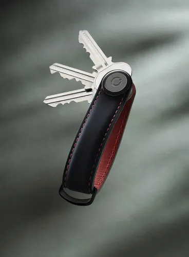 Skórzane etui na klucze Orbitkey Key Organiser Matte Leather - ember